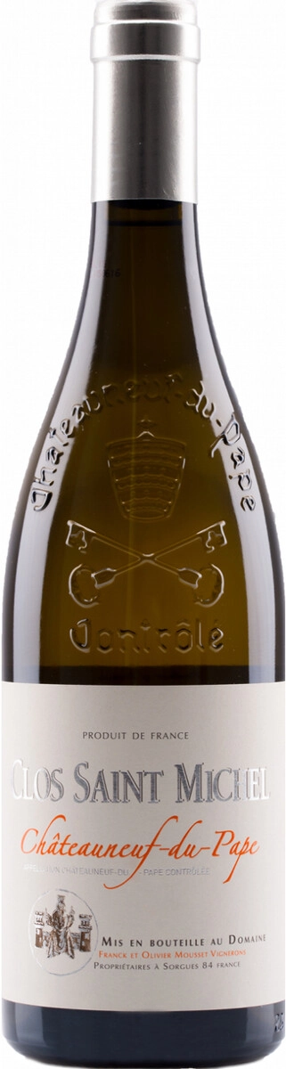 Вино "Clos Saint Michel" Chateauneuf-du-Pape AOC Blanc