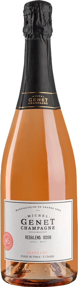 Шампанское Champagne Michel Genet, "Redblend 9208" Grand Cru Rose Brut, Champagne AOC