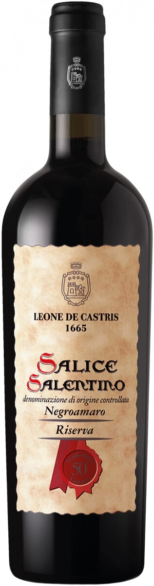Вино Leone de Castris, "50° Vendemmia" Salice Salentino Riserva DOC