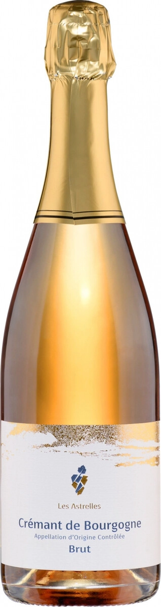 Игристое вино Domaine Les Astrelles, Cremant de Bourgogne AOC Brut Rose