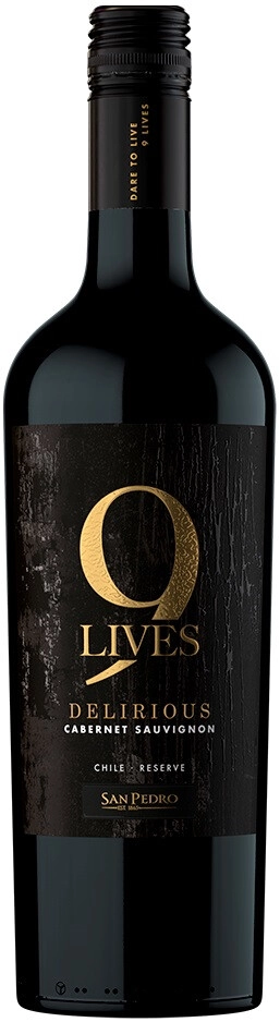 Вино Gato Negro, "9 Lives" Delirious Reserve Cabernet Sauvignon