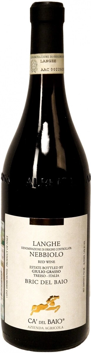 Вино Ca'del Baio, Langhe Nebbiolo, Bric del Baio DOC