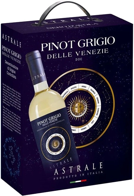Вино "Astrale" Pinot Grigio delle Venezie DOC, bag-in-box