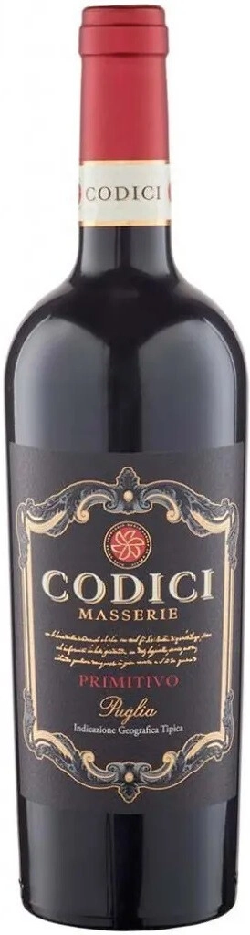 Вино "Codici" Primitivo, Puglia IGT