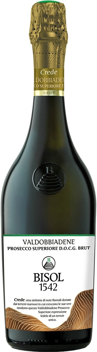Игристое вино Bisol, "Crede", Prosecco di Valdobbiadene Superiore DOCG