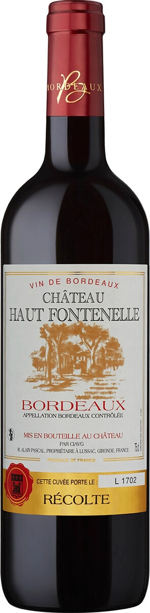 Вино CIAVG, "Chateau Haut Fontenelle", Bordeaux AOC
