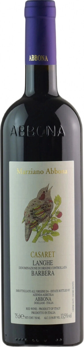 Вино Marziano Abbona, "Casaret" Barbera, Langhe DOC