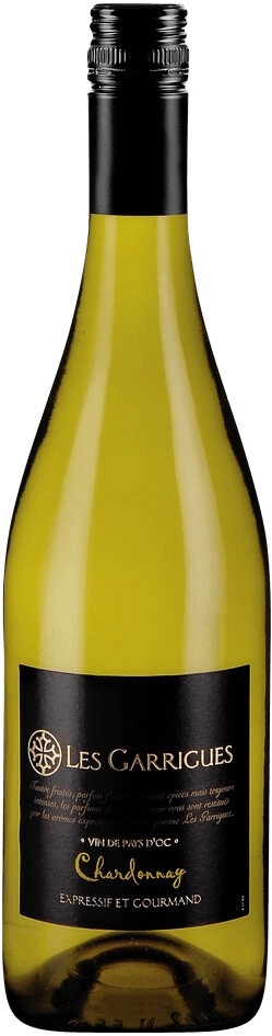 Вино "Les Garrigues" Chardonnay, Pays d'Oc IGP