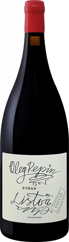 Вино Oleg Repin, "Listva" Syrah