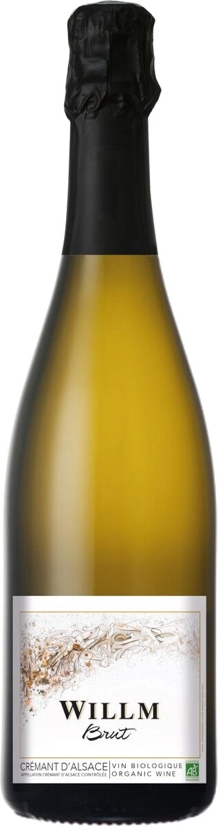 Игристое вино Willm, Cremant d'Alsace AOC Brut BIO