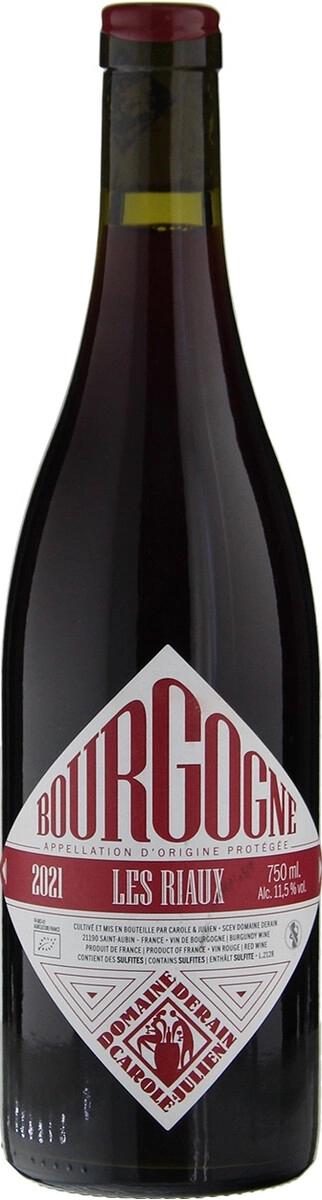 Вино Domaine Derain, Bourgogne "Les Riaux" AOC