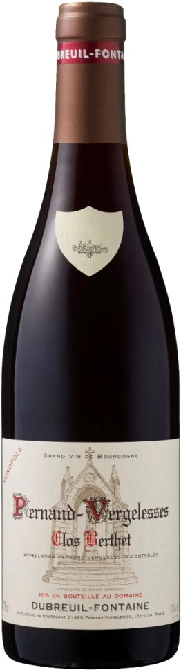 Вино Domaine Dubreuil-Fontaine, Pernand-Vergelesses "Clos Berthet" AOC