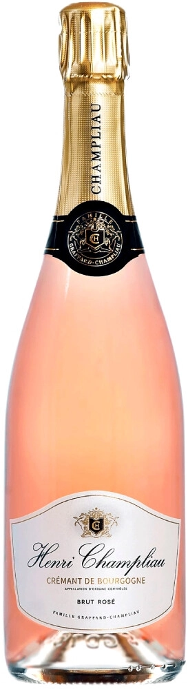 Игристое вино Henri Champliau, Brut Rose, Cremant de Bourgogne AOC
