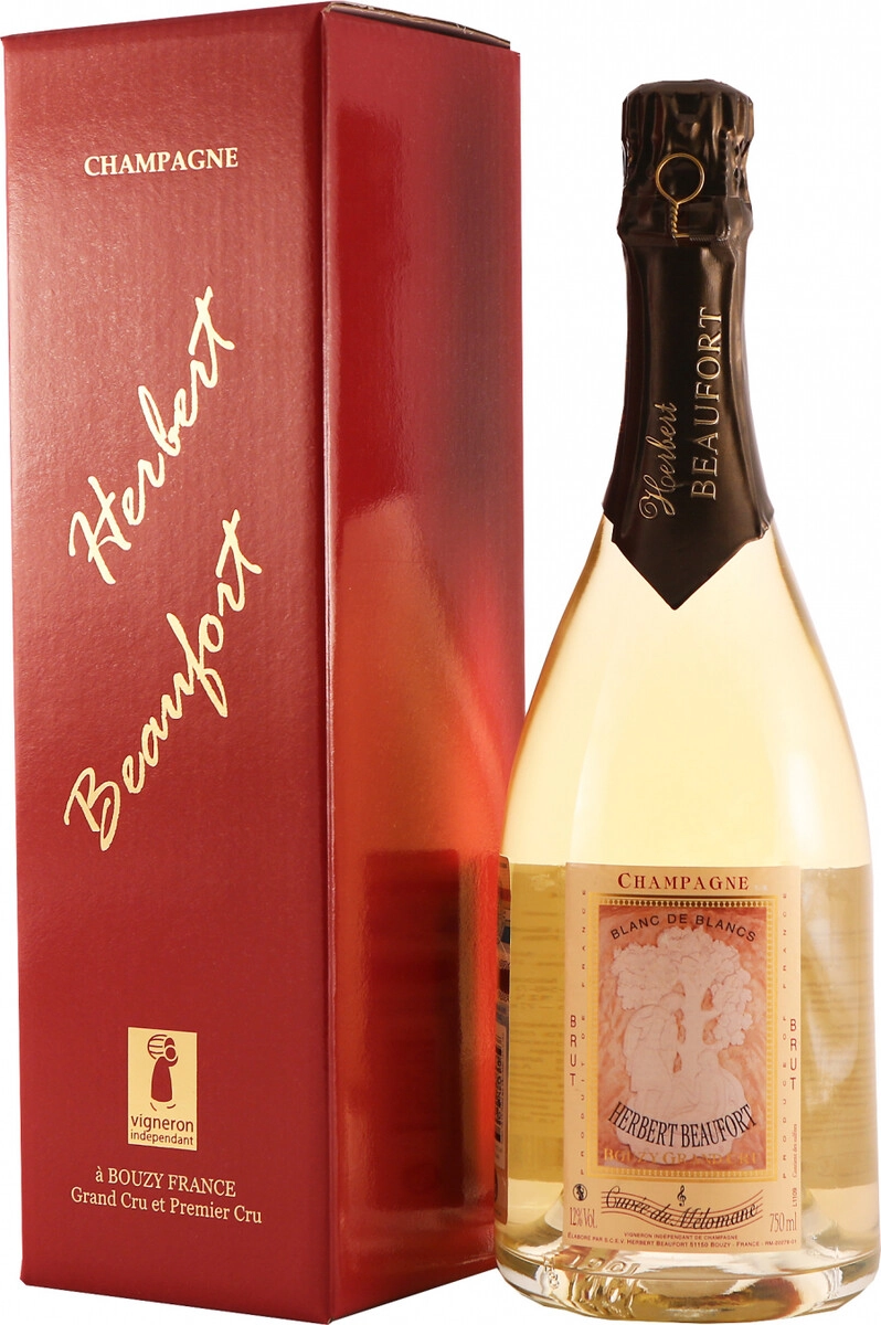 Шампанское Herbert Beaufort, "Cuvee du Melomane" Blanc de Blancs, Bouzy Grand Cru