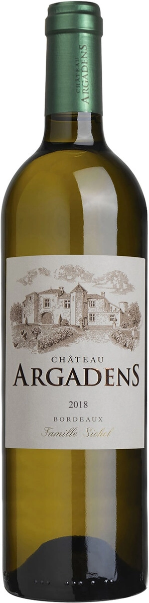 Вино Sichel, "Chateau Argadens" Blanc, Bordeaux Superieur AOC