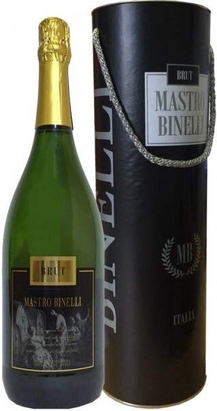 Игристое вино "Mastro Binelli" Brut, in tube