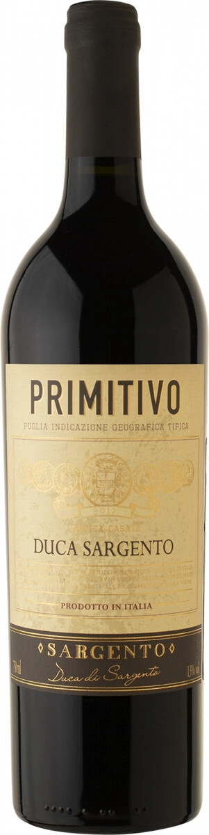 Вино "Duca Sargento" Primitivo, Puglia IGT