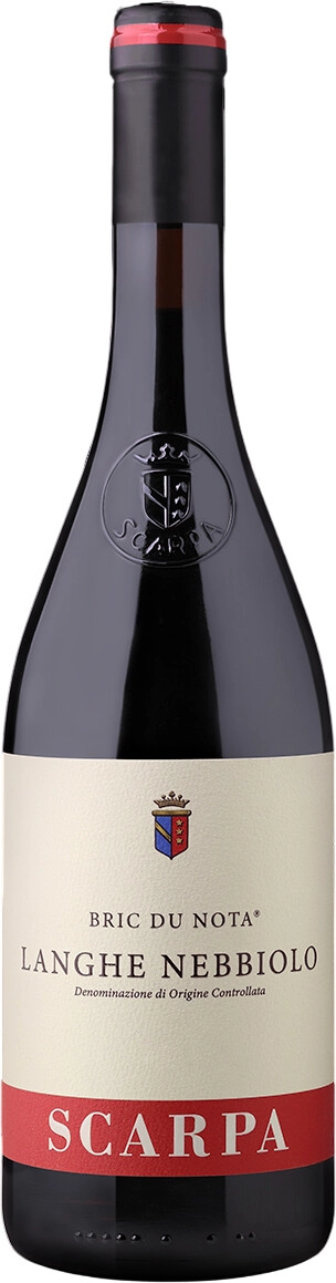 Вино Scarpa, "Bric du Nota" Nebbiolo, Langhe DOC