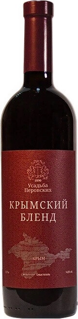 Вино Усадьба Перовских, "Крымский Бленд" Красное