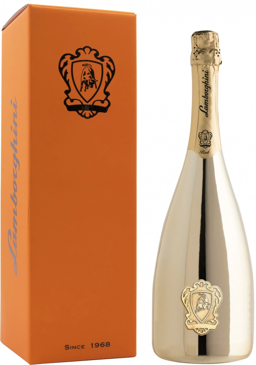 Игристое вино Lamborghini, Pinot-Chardonnay Gold Brut