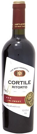 Вино "Cortile Ritorto" Red Semi-Sweet