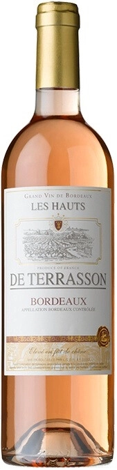 Вино "Les Hauts de Terrasson" Rose, Bordeaux AOC