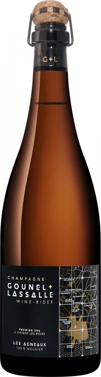 Шампанское Gounel Lassalle, "Les Agneaux" Brut Nature, Champagne Premier Cru Chigny-les-Roses AOC