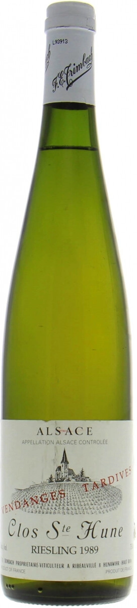 Вино Trimbach, Riesling Clos Sainte Hune "Hors Choix Vendange Tardive" AOC