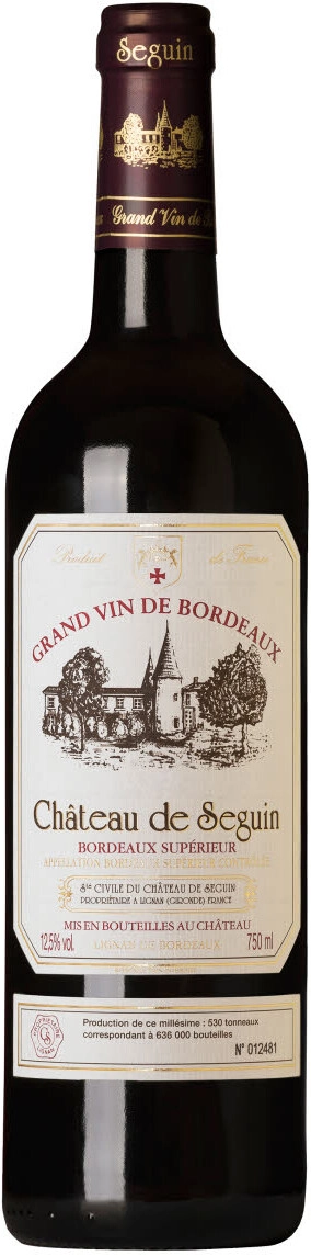 Вино Chateau de Seguin, Bordeaux Superieur AOC