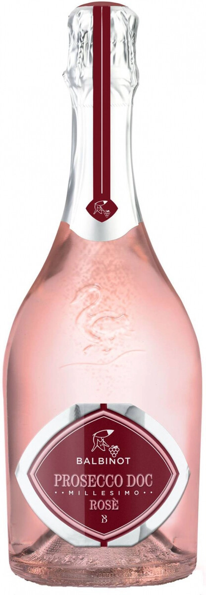 Игристое вино "Balbinot" Rose, Prosecco DOC Millesimo