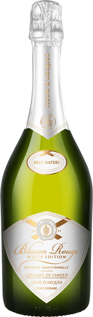 Игристое вино Sieur d'Arques, "Blason Rouge" White Edition Zero Dosage, Cremant de Limoux AOC