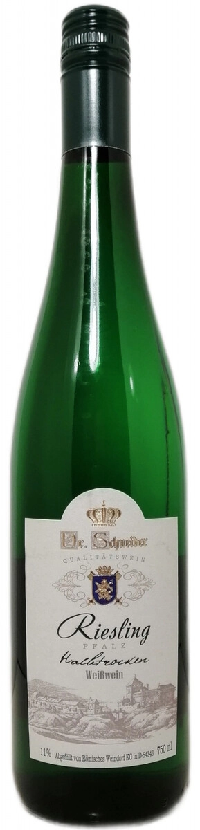 Вино "Dr. Schneider" Riesling Halbtrocken, Pfalz