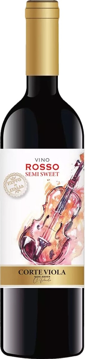 Вино Contri Spumanti, "Corte Viola" Rosso Semi Sweet