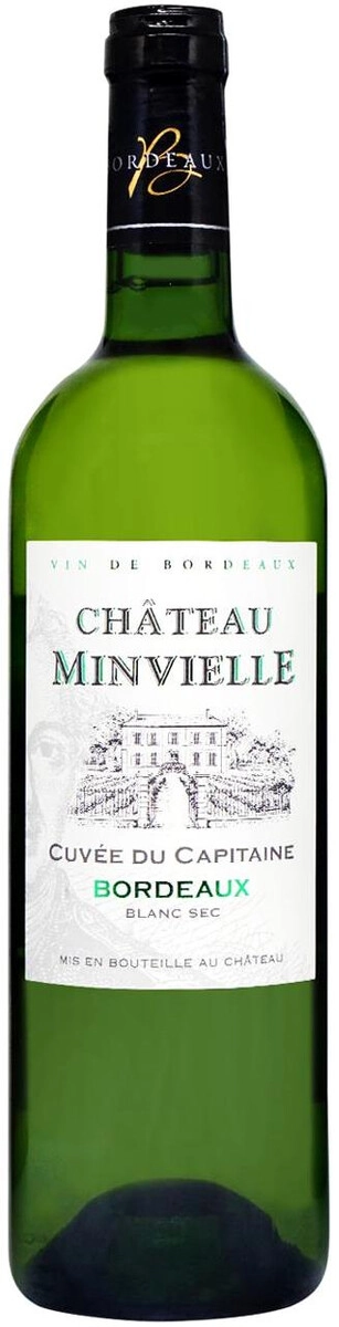 Вино Chateau Minvielle, "Cuvee du Capitaine" Blanc, Bordeaux AOC