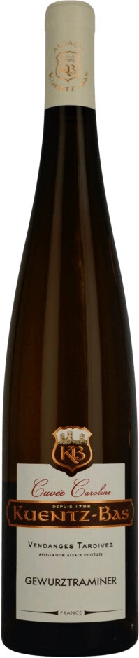 Вино Kuentz-Bas, "Cuvee Caroline" Gewurztraminer Vendange Tardive, Alsace AOC