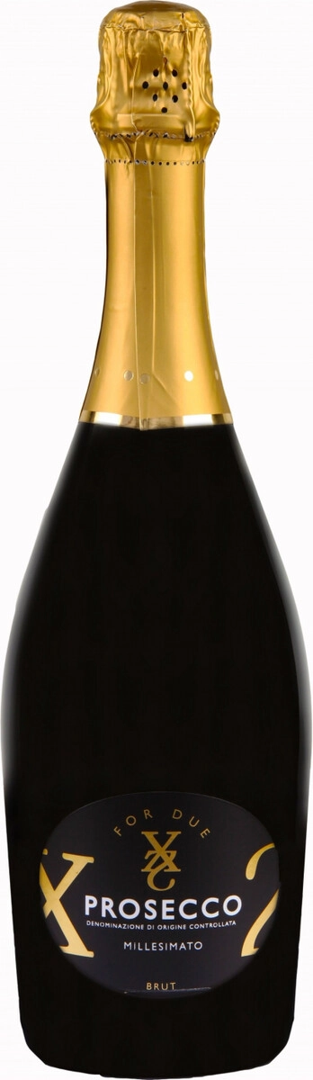 Игристое вино Vedova, "For Due" Prosecco DOC Millesimato Brut