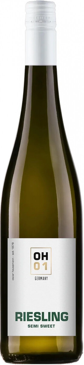 Вино Oscar Haussmann, "OH01" Riesling Semi Sweet