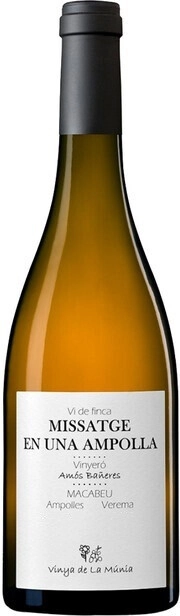 Вино Amos Baneres, "Missatge En Una Ampolla", Penedes DO