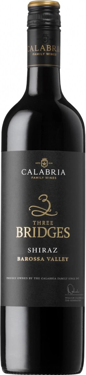 Вино Calabria, "Three Bridges" Shiraz, Barossa Valley