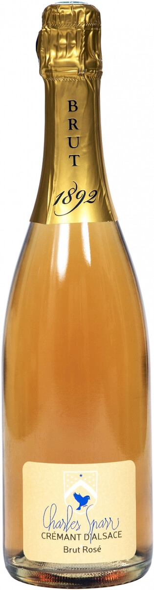 Игристое вино Charles Sparr, Cremant d'Alsace AOC Brut Rose