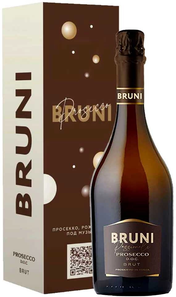 Игристое вино "Bruni" Prosecco DOC Brut