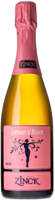 Игристое вино Domaine Zinck, Cremant d'Alsace Brut Rose AOC