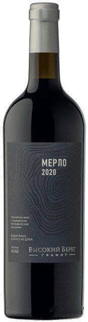 Вино "Высокий Берег" Мерло Графит