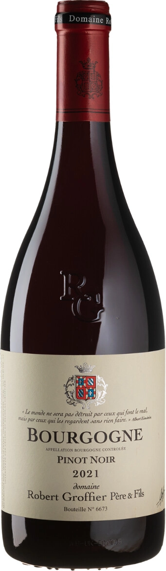 Вино Domaine Robert Groffier Pere & Fils, Bourgogne Pinot Noir AOC
