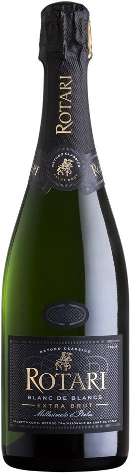 Игристое вино Rotari, Blanc de Blancs Extra Brut, Trento DOC