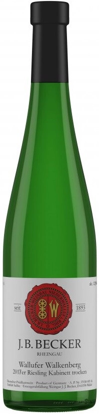 Вино J. B. Becker, "Wallufer Walkenberg" Riesling Kabinett Trocken