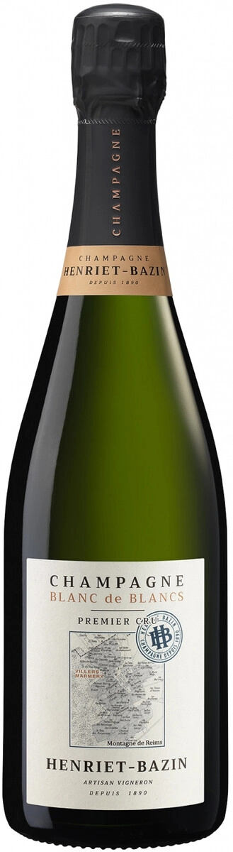 Шампанское Henriet-Bazin, Blanc de Blancs Premier Cru Extra Brut, Champagne AOC