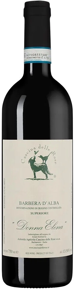 Вино Cascina delle Rose, Barbera d'Alba Superiore "Donna Elena" DOC