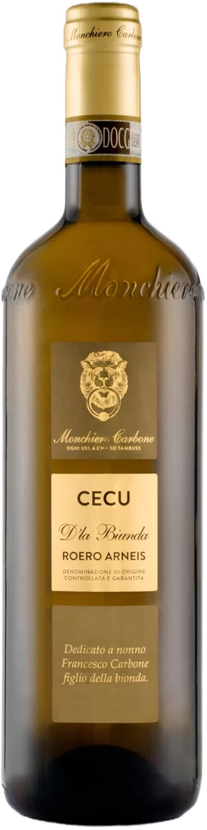 Вино Monchiero Carbone, "Cecu" D'la Biunda, Roero Arneis DOCG