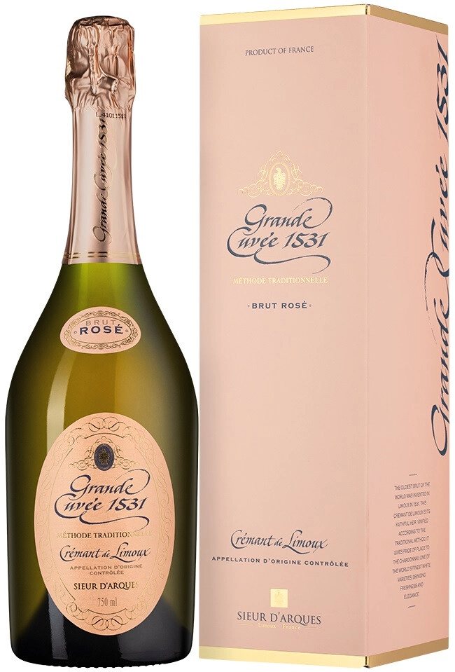 Игристое вино "Grande Cuvee 1531" de Aimery Cremant de Limoux Rose
